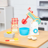 Wooden Make-a-Cake Mixer Set D6