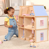 Wooden Multi-Level Dollhouse A2