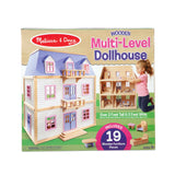 Wooden Multi-Level Dollhouse A2