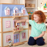 Wooden Multi-Level Dollhouse A2