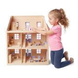 Wooden Multi-Level Dollhouse A2