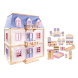 Wooden Multi-Level Dollhouse A2