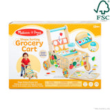 Wooden Shape Sorting Grocery Cart W4