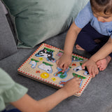 Wooden Sound Puzzle 2-Pack – Farm Animals, Vehicles T0