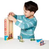 Wooden Stack & Count Parking Garage J7