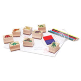 Wooden Stamp Set - Dinosaurs Q3