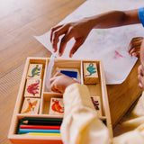 Wooden Stamp Set - Dinosaurs Q3