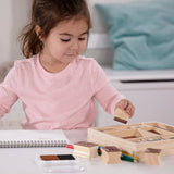 Wooden Stamp Set - Horses P0