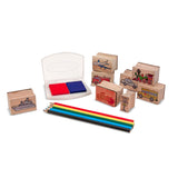 Wooden Stamp Set - Vehicles A9