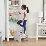 Wooden Step Stool – Gray N9