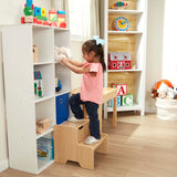 Wooden Step Stool - Natural J1
