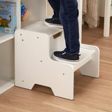 Wooden Step Stool - White A0