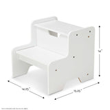 Wooden Step Stool - White I0