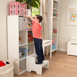 Wooden Step Stool - White I0