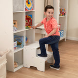 Wooden Step Stool - White I0