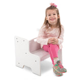 Wooden Step Stool - White I0