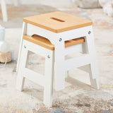 Wooden Stools – Set of 2 E3