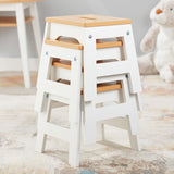 Wooden Stools – Set of 4 C6