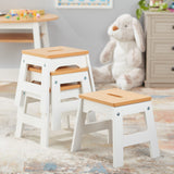 Wooden Stools – Set of 4 C6