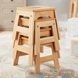 Wooden Stools – Set of 4 D1