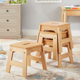 Wooden Stools – Set of 4 D1