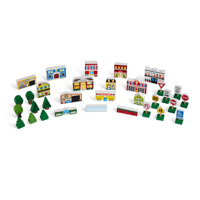Wooden Town Play Set H2