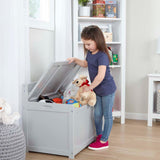 Wooden Toy Chest (Gray) S1