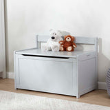 Wooden Toy Chest (Gray) S1