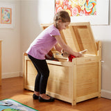 Wooden Toy Chest (Honey) U2