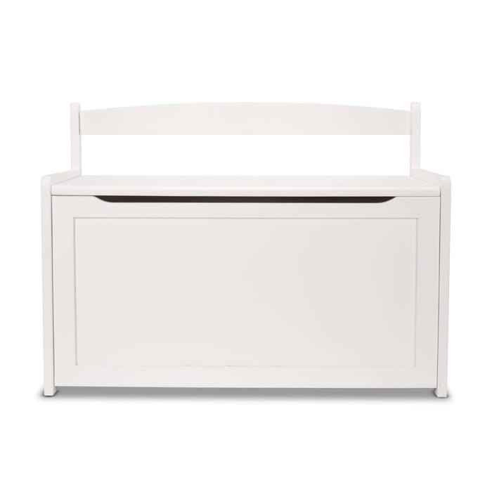 Wooden Toy Chest (White) J7