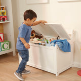 Wooden Toy Chest (White) J7