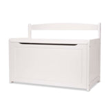 Wooden Toy Chest (White) J7