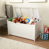 Wooden Toy Chest (White) J7
