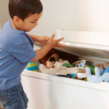 Wooden Toy Chest (White) P6
