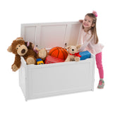 Wooden Toy Chest (White) P6