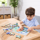 Wooden Underwater Gear Puzzle – 18 Pieces L8