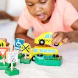 Wooden Vehicles and Traffic Signs A1