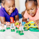 Wooden Vehicles and Traffic Signs F0