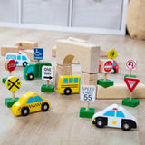 Wooden Vehicles and Traffic Signs F0