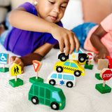 Wooden Vehicles and Traffic Signs F0