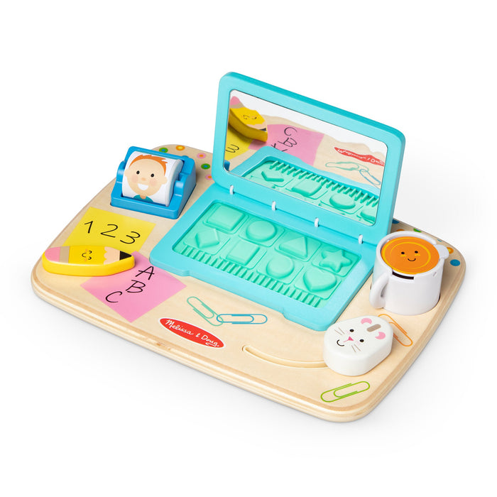 Wooden Work & Play Desktop Activity Board W5