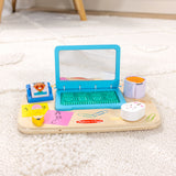 Wooden Work & Play Desktop Activity Board Z5
