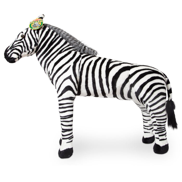 Zebra Lifelike Plush Stuffed Animal A9