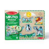 Zoo Animals Sound Puzzle - 8 Pieces N0